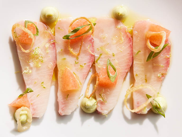 Hamachi Crudo