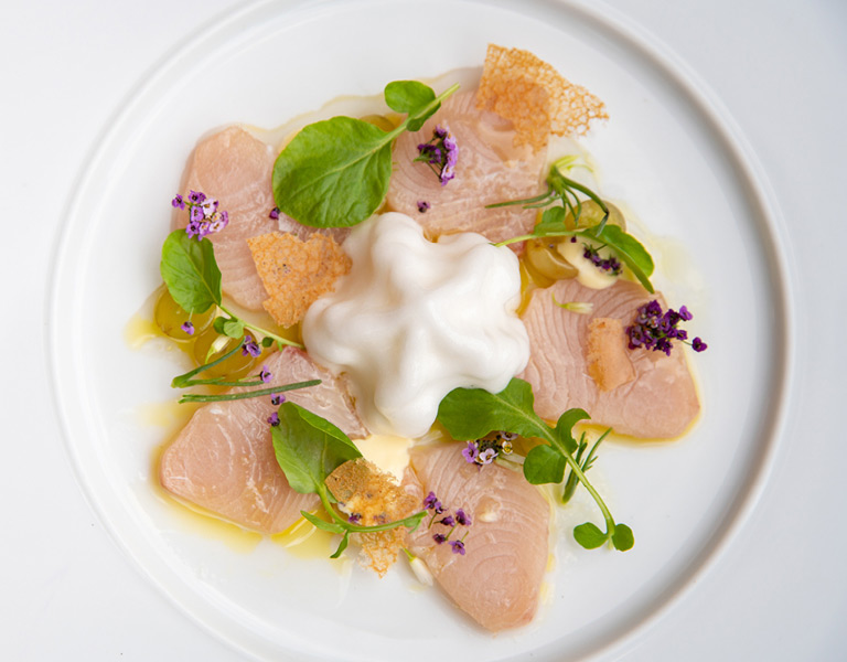 Crudo served at Lincoln Ristorante in New York City